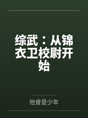综武：从锦衣卫校尉开始